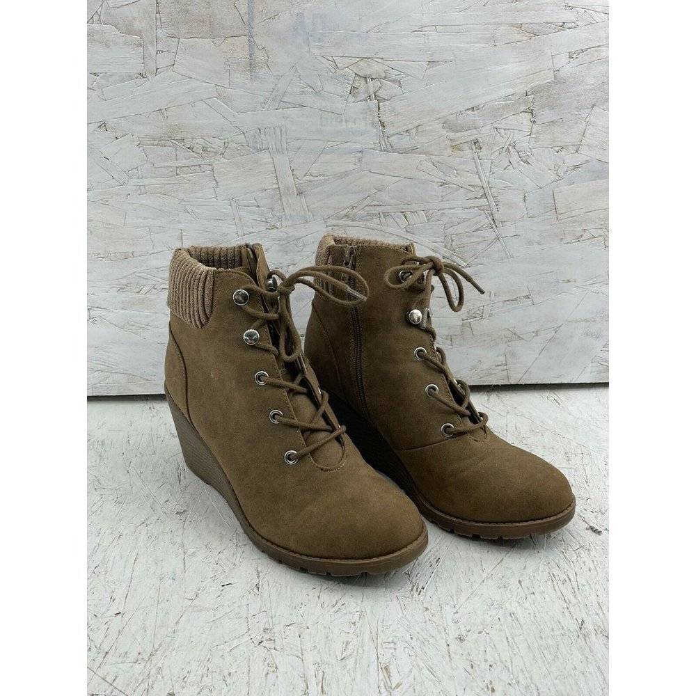 R2 Cappuccino Fashion Wedge Womens Size 7.5 EUC